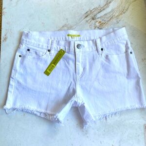 Gianni Bini Mid Rise 4” Jean Shorts